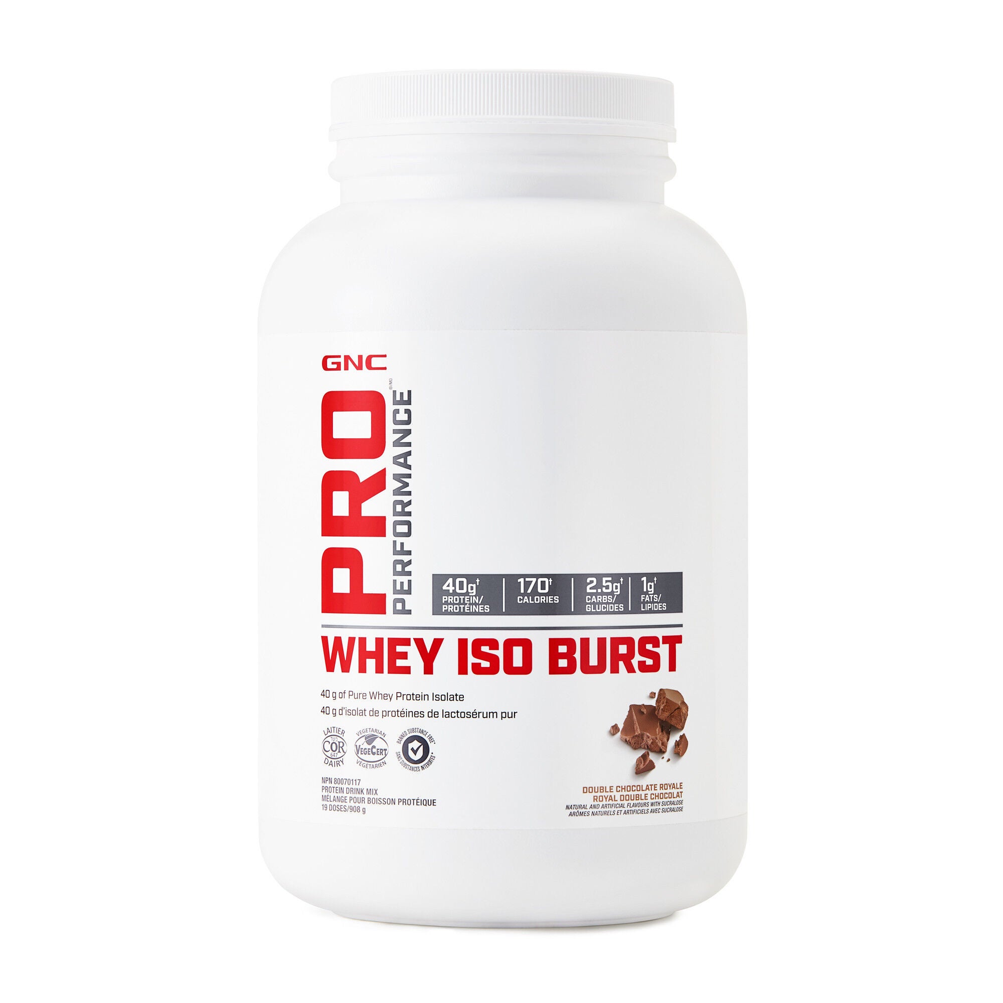 Whey Iso Burst - Double Chocolate Royale Double Chocolate Royale | GNC